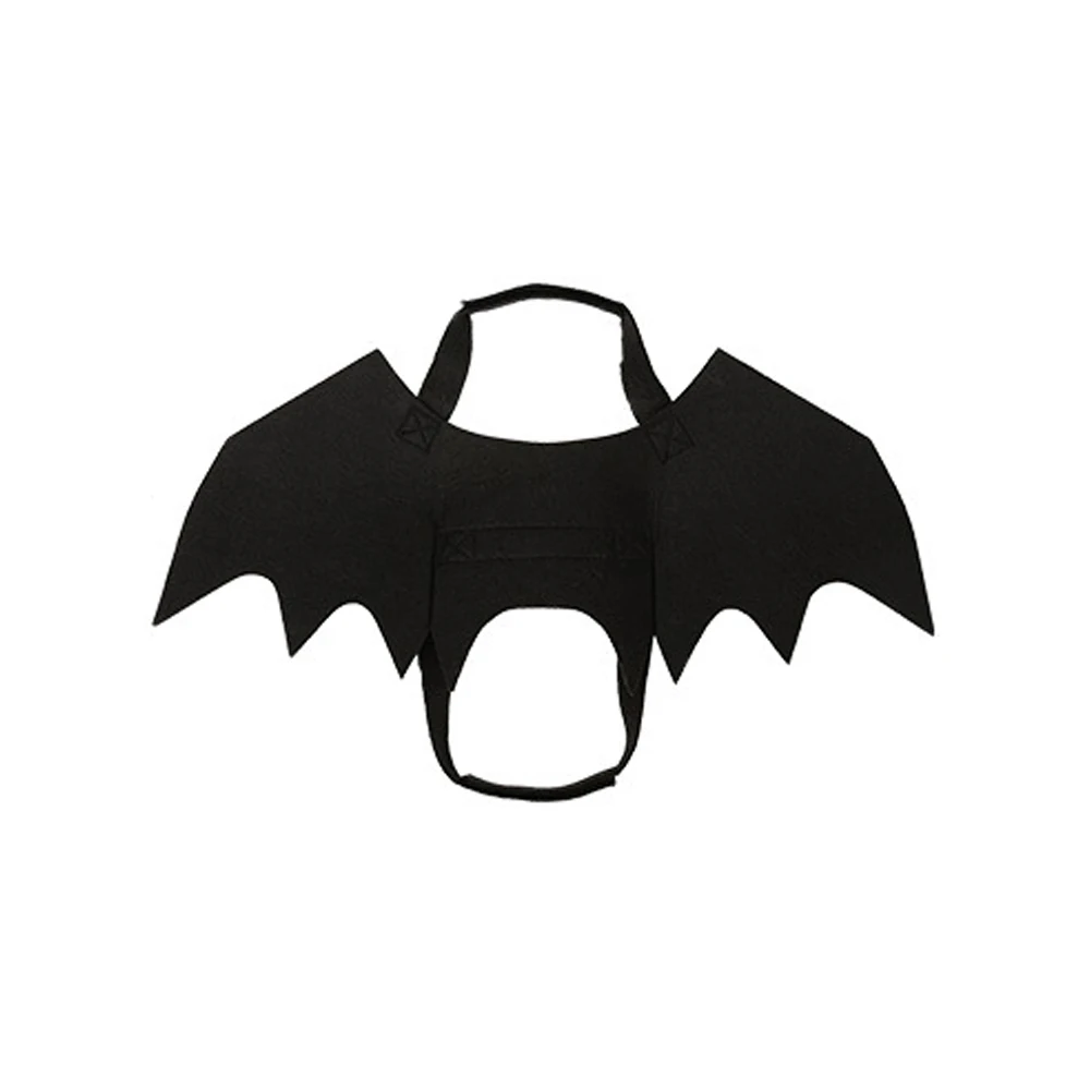 

Halloween Funny Bat Wings Dog Cat Transforming Costume Pet Cosplay Props Halloween Party Black Felt Bat Wings