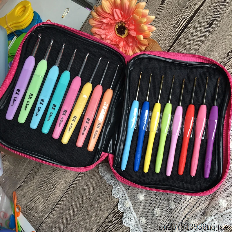 10 комплектов 16 шт./компл. набор для шитья крючком Крючки спицы плетение пряжа