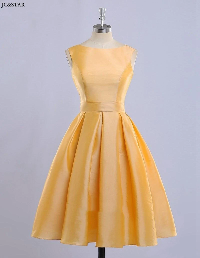 Короткое атласное платье для подружки невесты мятного зеленого оранжевого