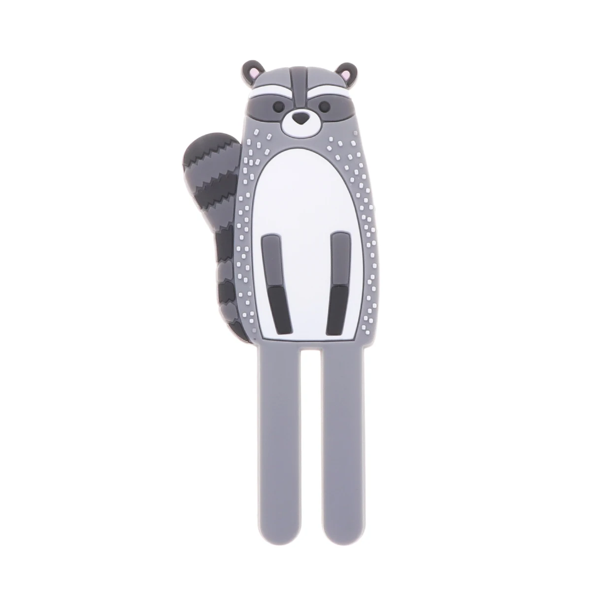 Raccoon Милые Животные Магнитные Крючки Съемные Декоративные стикер для холодильника на холодильник, для заметок магнит пальто вешалка держатель для ключей(сова - Цвет: Raccoon