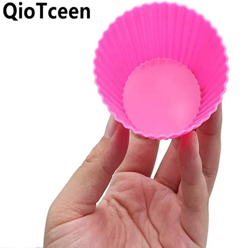 QioTceen Brand Pastry molds 3D flower shaped silicone Pastry molds 20 Pcs