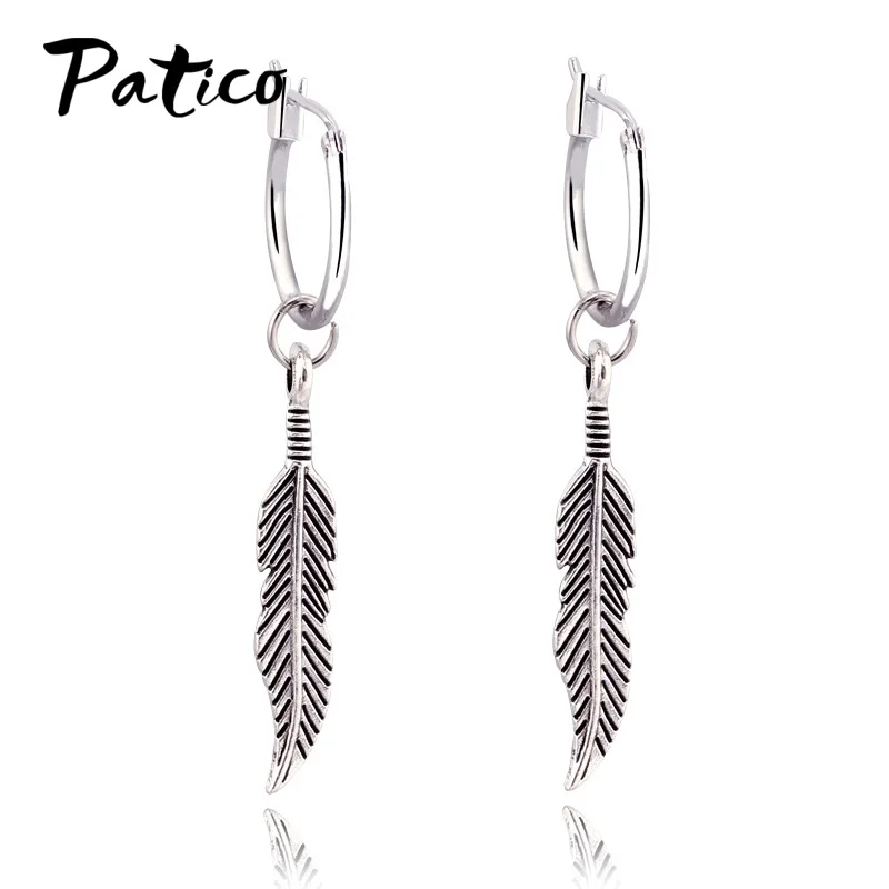 Женские серьги подвески в виде листьев из серебра 925 пробы|Серьги-подвески| |