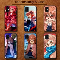 anime beyond the boundary phone cases for samsung a91 01 10s 11 20 21 31 40 50 70 71 80 a2 core a10