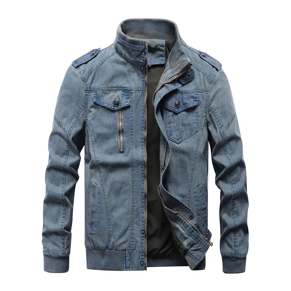 

2021 Denim Jacket Man Plus Size 6xl 5xl Fall New Products Autumn Winter Jackets Man Fashion Casual Personality Trend Retro