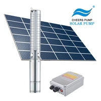 china new factory direct sale dc compact structure hybrid power submersible solar water pump