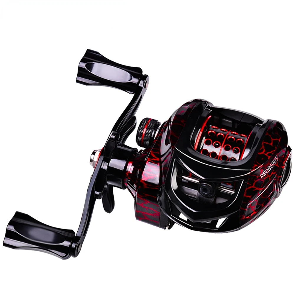 

High Speed Baitcasting Reel 7.2:1 Fishing Reel 10KG Max Drag Pesca Wobbler Aluminum Spool Reel Carbon Shell Lightweight Wheel