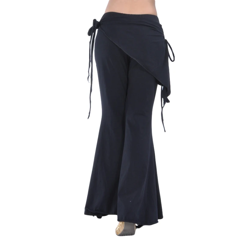 Женские брюки для танца живота Bellydance широкие с высокой талией штаны йоги и