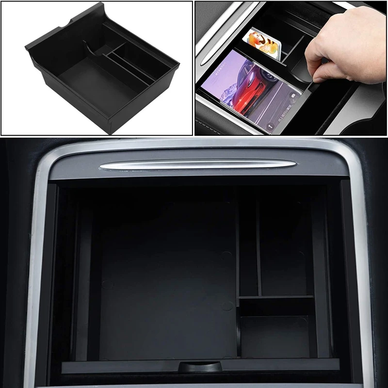 

New Model 3/Y Armrest Storage Box Organizer Containers Center Console Holder Storage Box for Tesla Model 3/Y 2021
