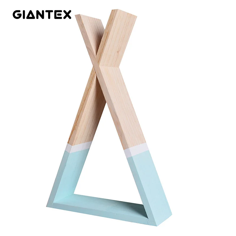 GIANTEX домашний декор скандинавские деревянные вилки полка для хранения