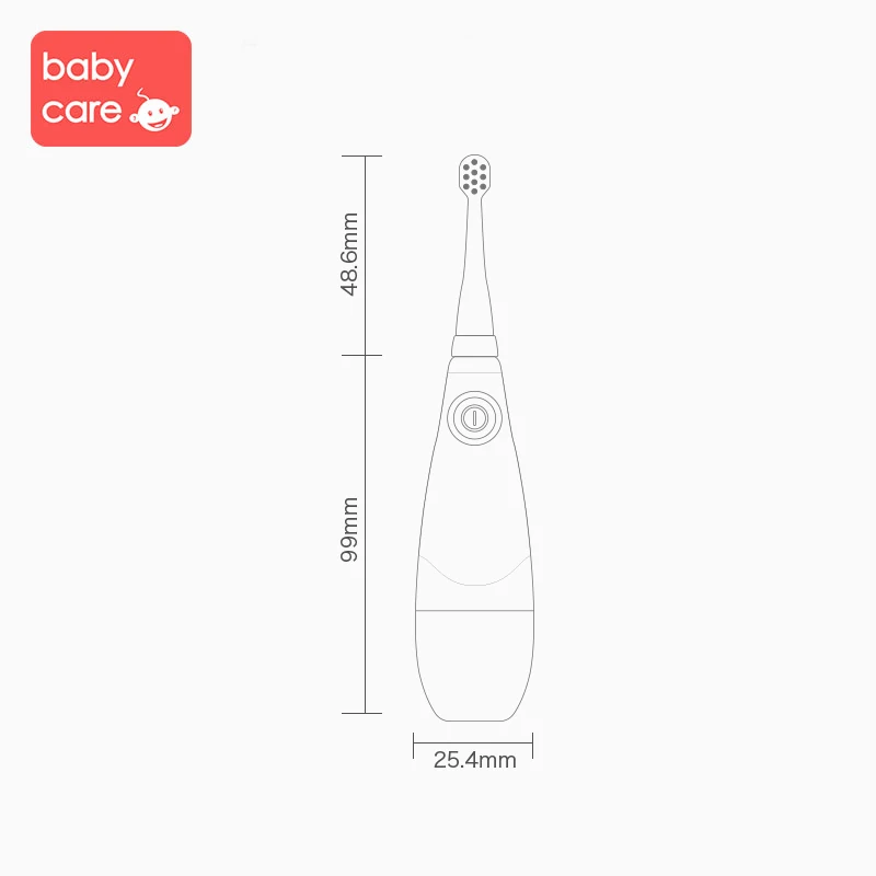 Babycare 3 шт. Съемная насадка для зубной щетки светодиодный свет Водонепроницаемый