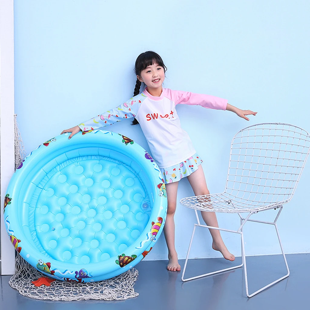 Портативный домашний 3 кольцевой надувной детский бассейн Ванна задний двор