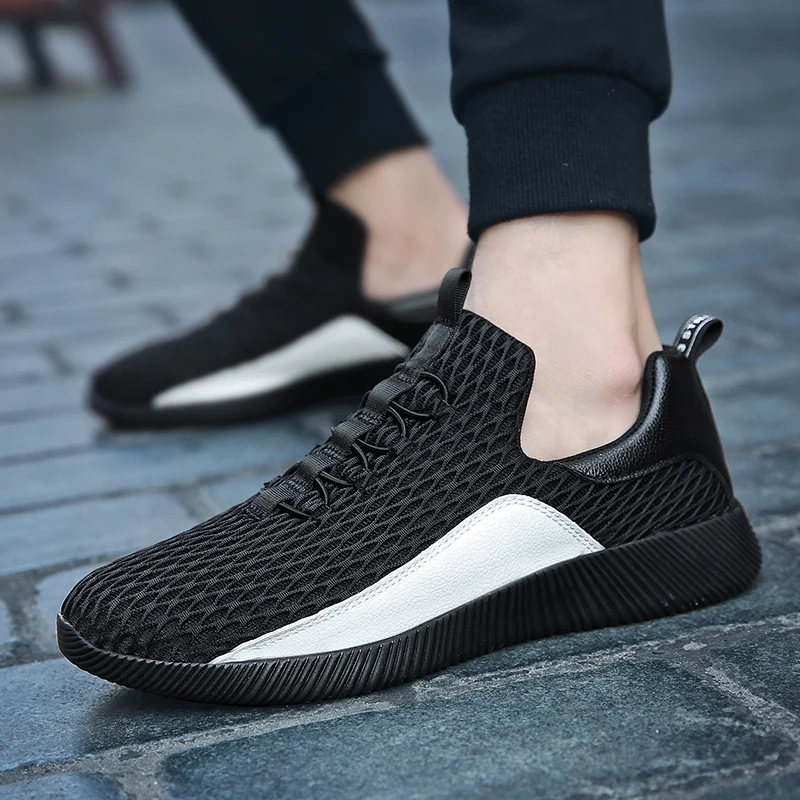 Men Sneakers Woven Flat Casual Shoes Breathable Loafers Male Driving Office Outdoor Walking Fashion 2018 |