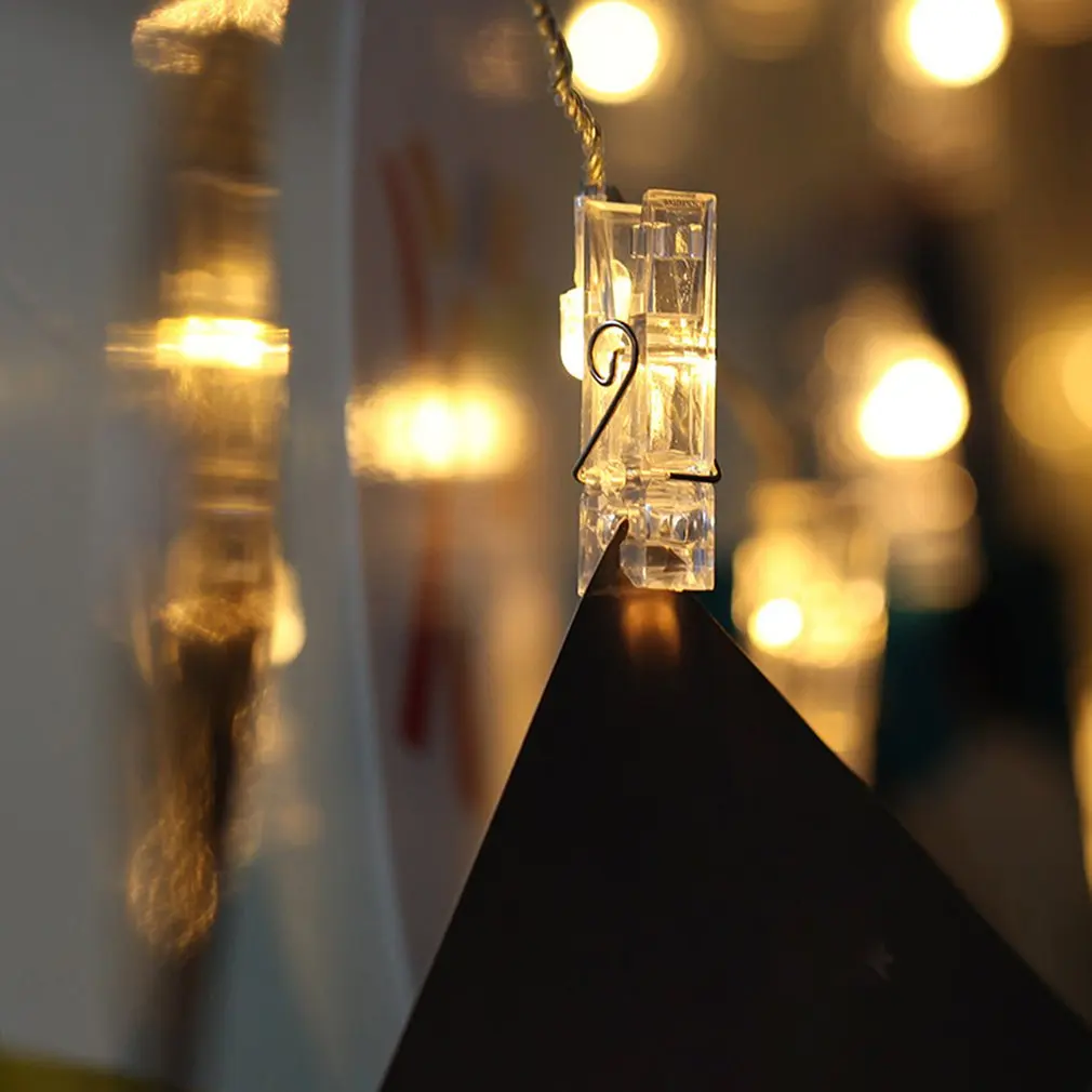 Звездная Гирлянда для украшения свадебной комнаты фоторамка звездная клипса