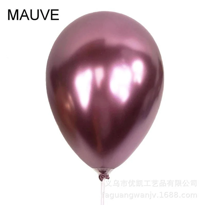 12 дюймовый металлический цветной латексный шар утолщенный перламутровый
