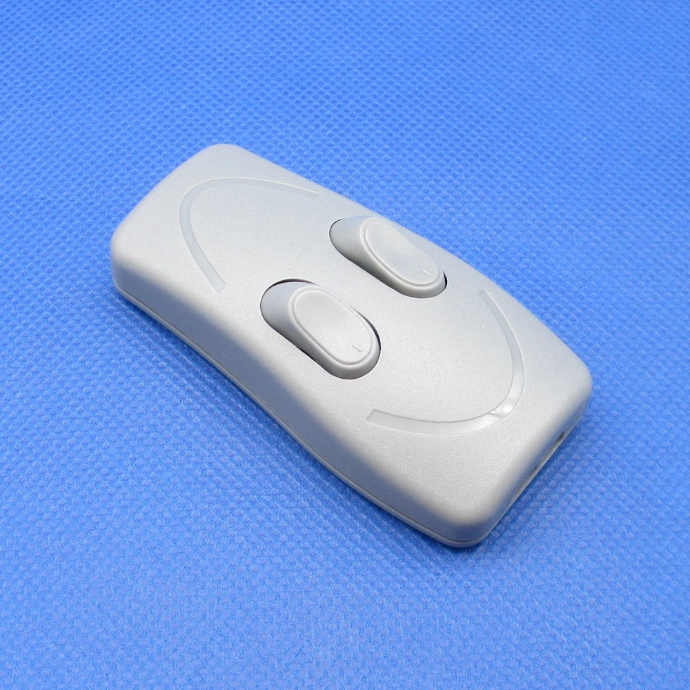 1 шт., напольный светильник с двойным управлением, настольная лампа, кнопочные переключатели с двумя кнопками, линейный выключатель, черный, белый, прозрачный цвет