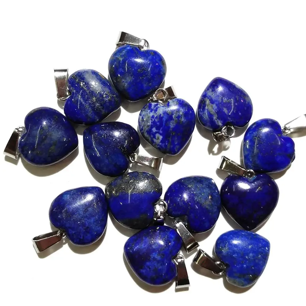 

3PCS Natural Stone Water Drop Lapis Lazuli Pendant Necklace Charms Pendant for Jewelry Making DIY Necklace Size 16mm