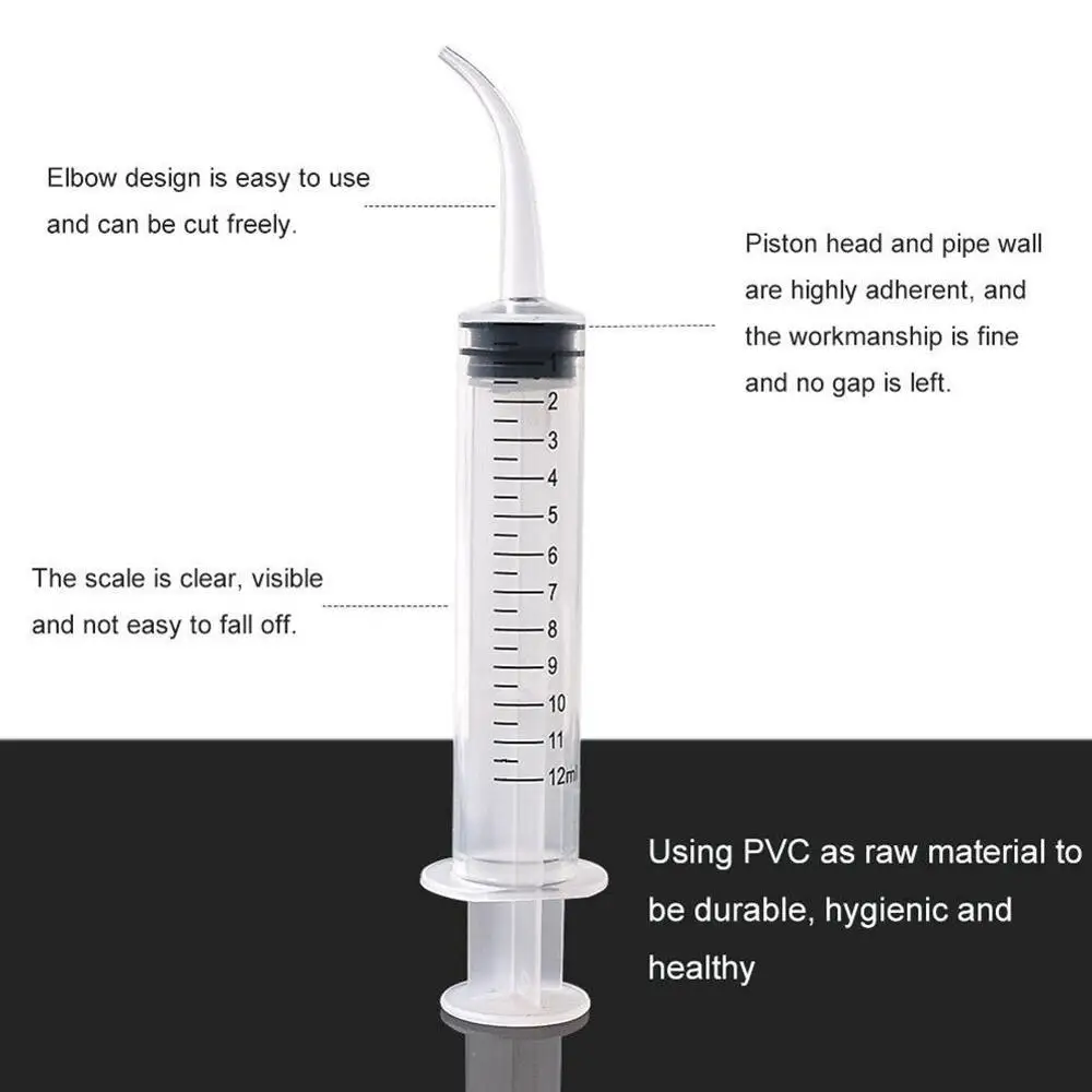 5 шт. стоматологический одноразовый локоть шприц слепочный шприцы 12 мл конвейер