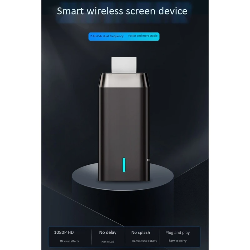 Беспроводной Wi Fi Дисплей адаптер ключ 1080P и 5G Вай Фай HDMI для смартфонов ноутбуки