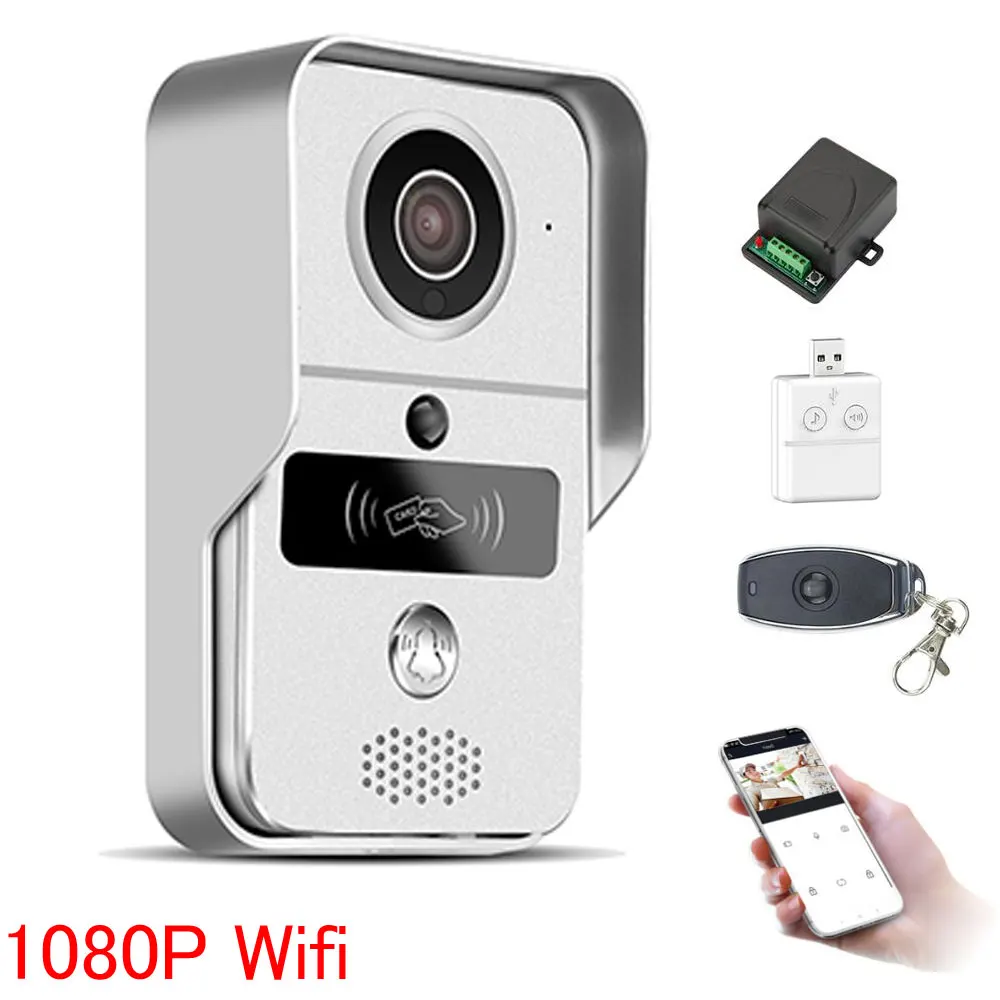 1080P Wireless Wifi Smart IP Villa Video Door Phone Intercom Doorbell Entry System