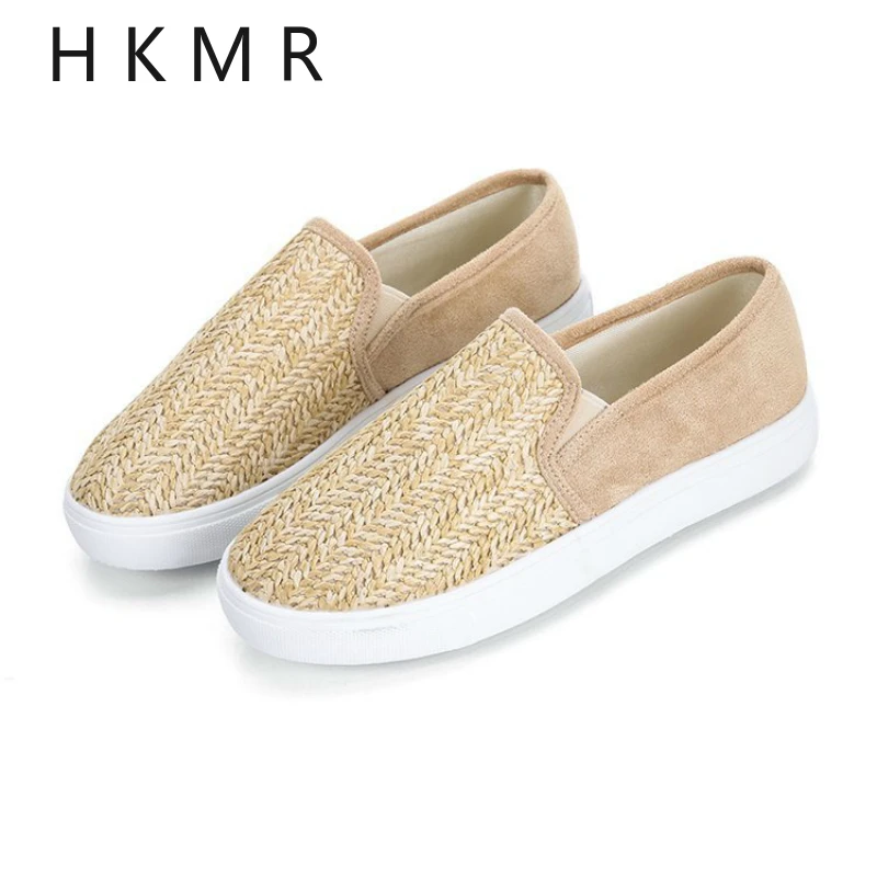 

2020 spring and autumn new large size women's casual shoes flat canvas shoes woven low-top loafers women's shoes