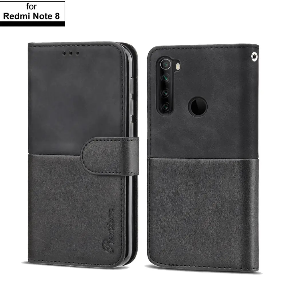 Чехол для Xiaomi Redmi Note 8 роскошный чехол-бумажник телефона с магнитной застежкой