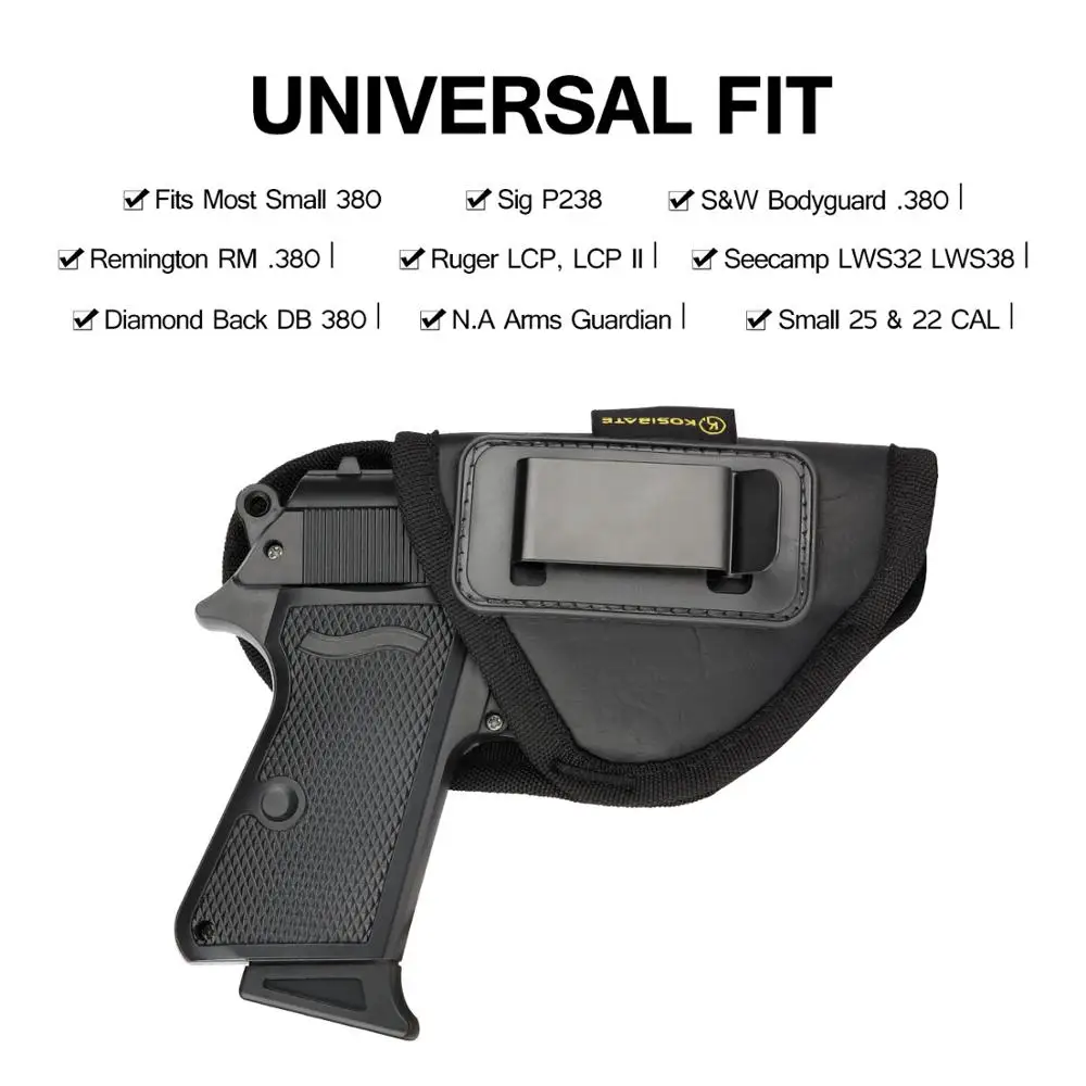 IWB кобура для пистолета из искусственной кожи скрытого ношения небольших 380 Keltec Sig