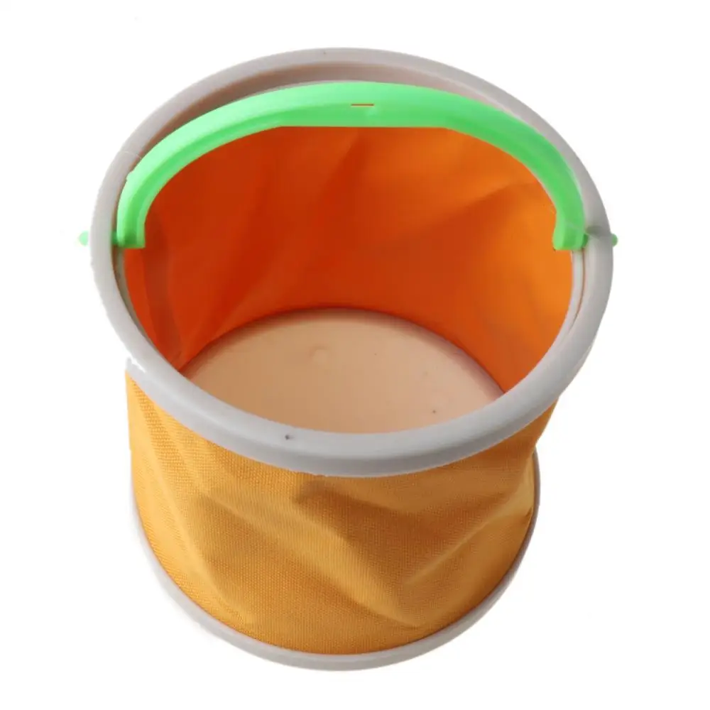 

Fishing Bucket Canvas Round Folding Outdoor Portable 14cm Storage Camping Hiking