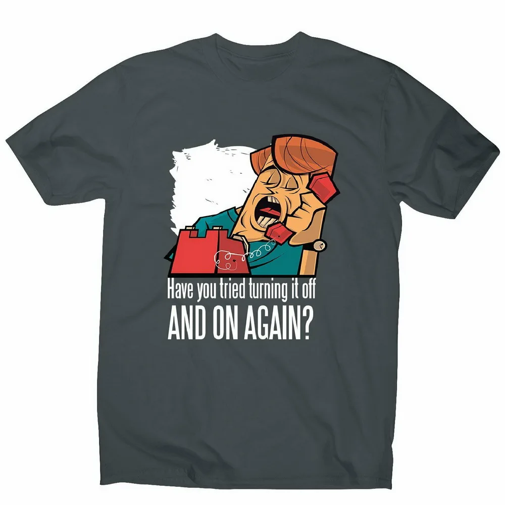 Вы пробовал Мужская смешная Премиум Футболка графическая футболка|Мужские