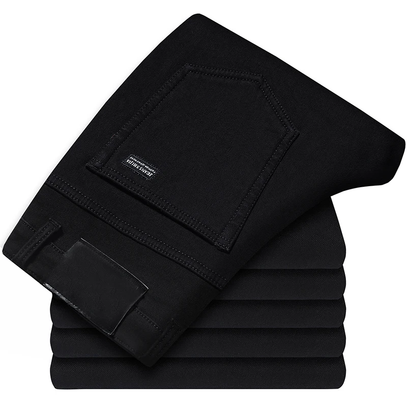 

Men Classic Jeans Jean Homme Pantalones Hombre Men Mannen Soft Black Biker Masculino Denim Overalls Mens Pants