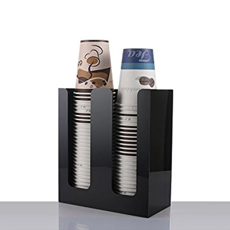

Coffee Cup&Lid Sleeve Dispenser Cup Holder Cup Holder Two Cup Holder Paper Cup Storage Rack