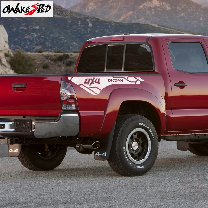 2 шт. наклейки для стайлинга автомобилей Спортивная 4x4 графика авто хвост сделай