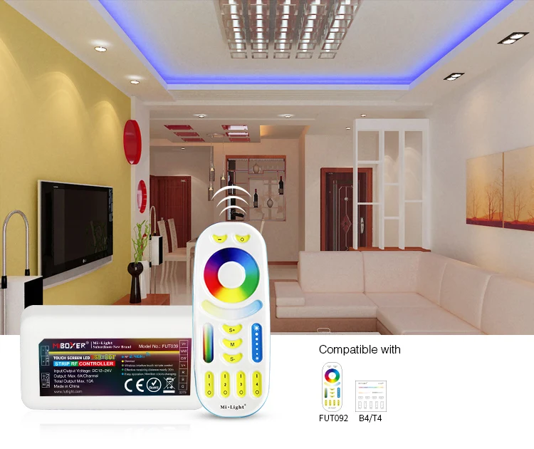 Mi boxer 2,4G RF беспроводной Одноцветный диммер CCT RGB RGBW RGB+ CCT FUT035 FUT036 FUT037 FUT038 FUT039 контроллер светодиодной ленты