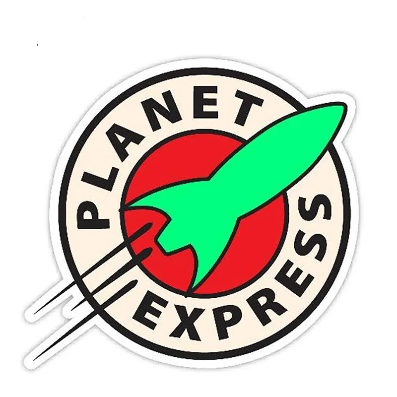 Виниловая наклейка Planet Express для стайлинга автомобиля мультяшный стикер