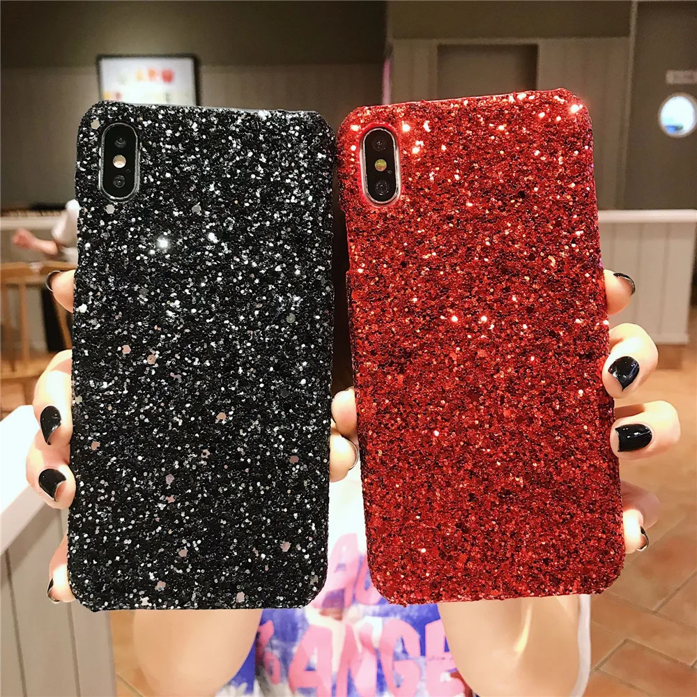 Задняя крышка с блестками для Vivo V9 Y85 Y17 X7 X9 X20 X21 X23 X27 Y51 Y75 Y79 Y83 Y95 Y93 Y97 | Мобильные