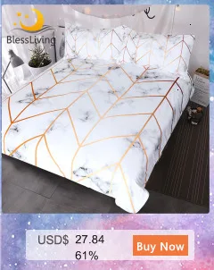 Blesslive набор постельного белья с мраморной текстурой, черный, белый, золотой пододеяльник, набор стильных постельных принадлежностей из 3 предметов, постельное белье в стиле природы