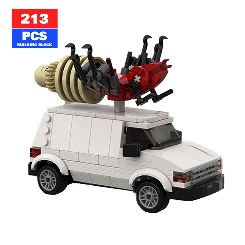 

MOC технический автомобиль Kinged hфлированный классический фильм аниме пикап строительный блок Модель гоночного автомобиля скоростной Чемпио...