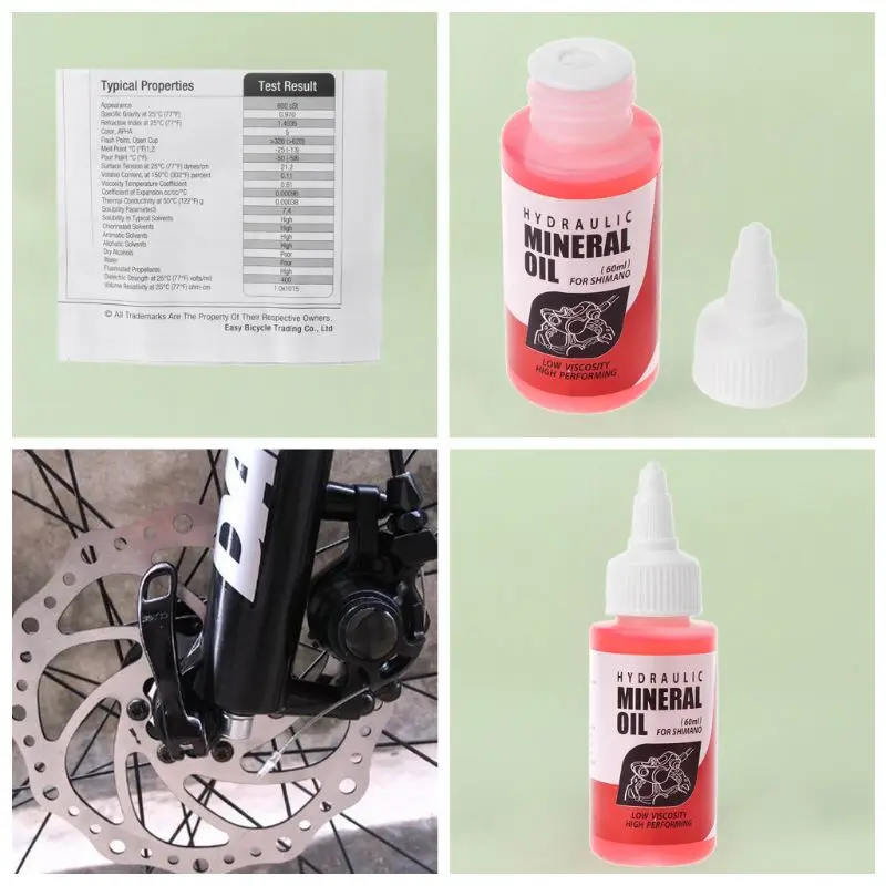 

Bicycle Brake Mineral Oil System 60ml Fluid Cycling Mountain Bikes