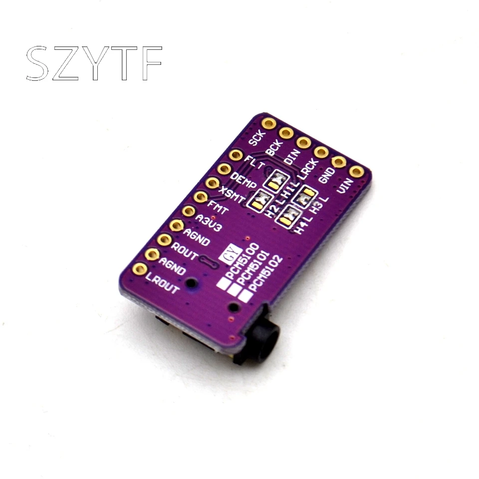 Интерфейс ies PCM5102 декодер ЦАП GY-PCM5102 модуль плеера ies для Raspberry Pi pHAT формат плата цифровой PCM5102A аудио Плата