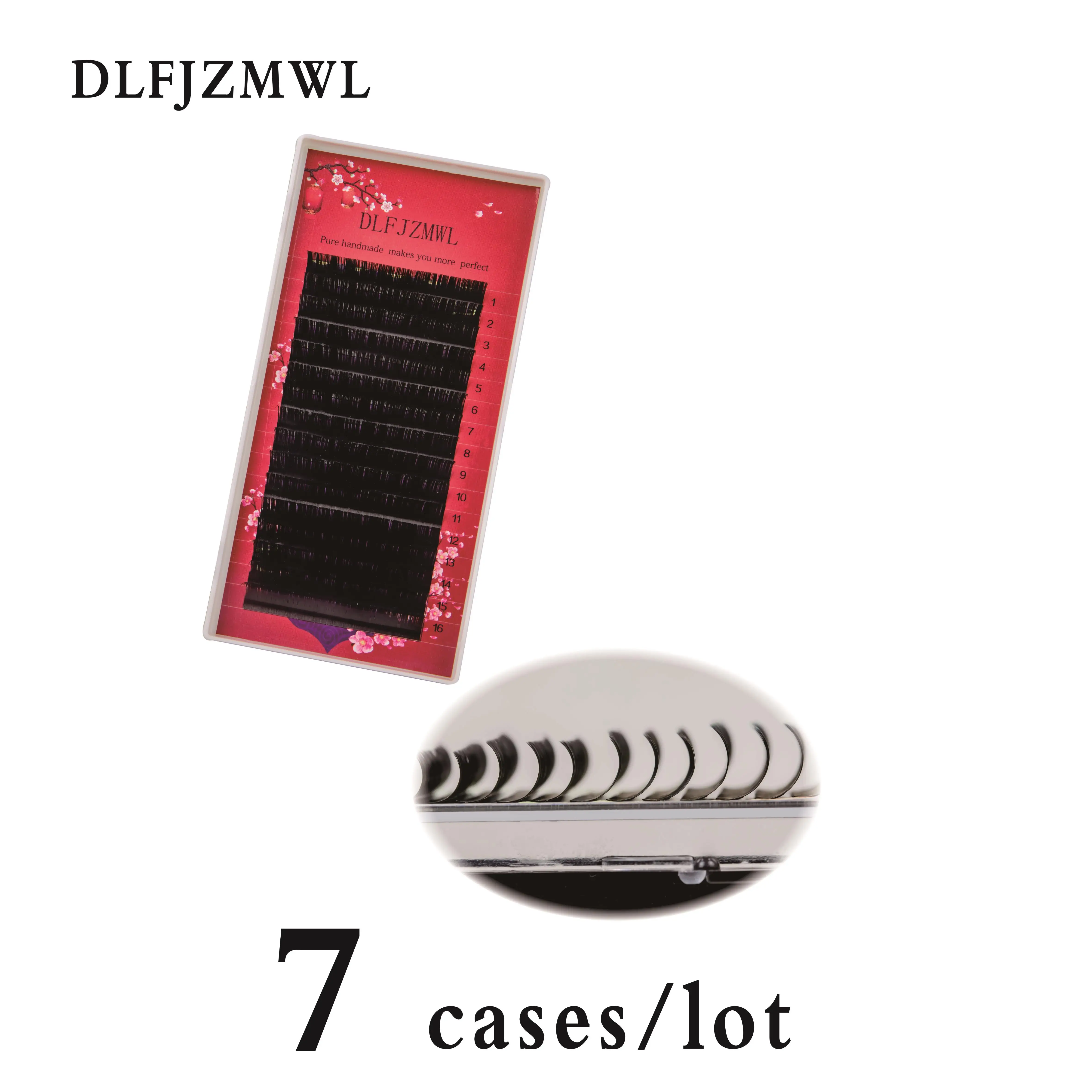 16 рядов накладных ресниц из искусственной норки Индивидуальные ресницы