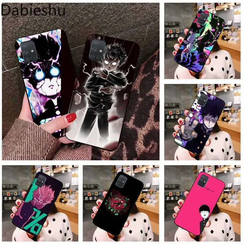 Роскошный Уникальный чехол для телефона из аниме Mob психос 100 Samsung Galaxy A21S A01 A11 A31 A81