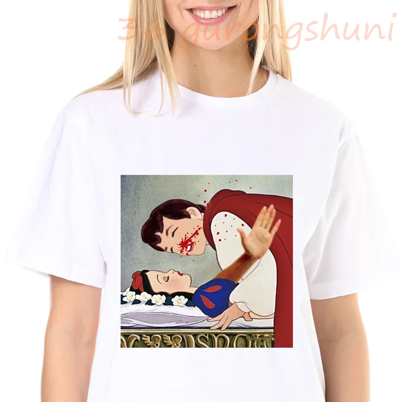 Женская футболка с коротким рукавом летняя повседневная в стиле Харадзюку