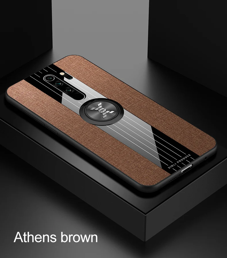 For Xiaomi Redmi Note 8 Pro Case Matte Cover For Xiomi Xiaomi Redmi Note 8 Note8 Shockproof Phone Case Magnetic Ring Holder