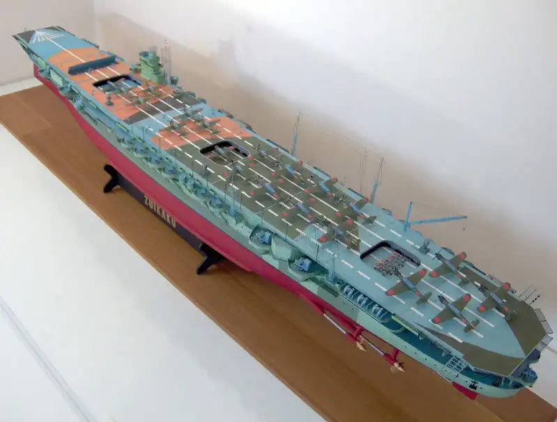 Масштаб 1:280 японский военный авиаперевозчик Zuikaku DIY 3D бумажная карта модель