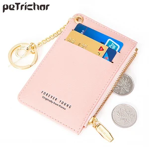 Брендовая визитница, женская мягкая кожаная сумка для ключей, маленькие кошельки, органайзер, мини-чехол для кредитных карт сумки для монет на молнии