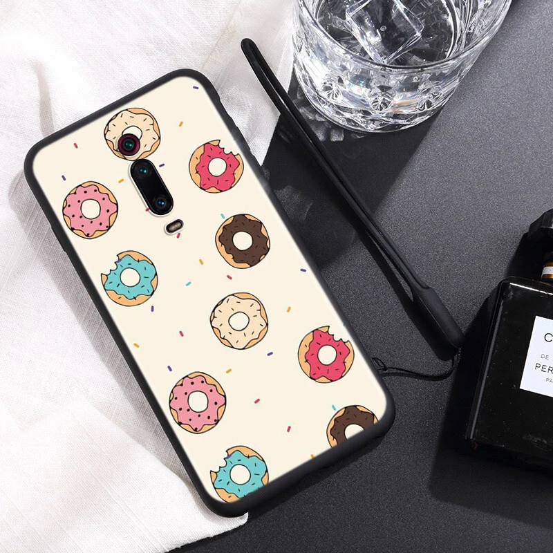 

Bread Doughnut Food for Xiaomi Redmi 10X 9 Prime 9C 9A 8 8A 7 6 5 4X 4 K20 Pro K30 Ultra 7A 6A 6 S2 5A Plus GO Phone Case