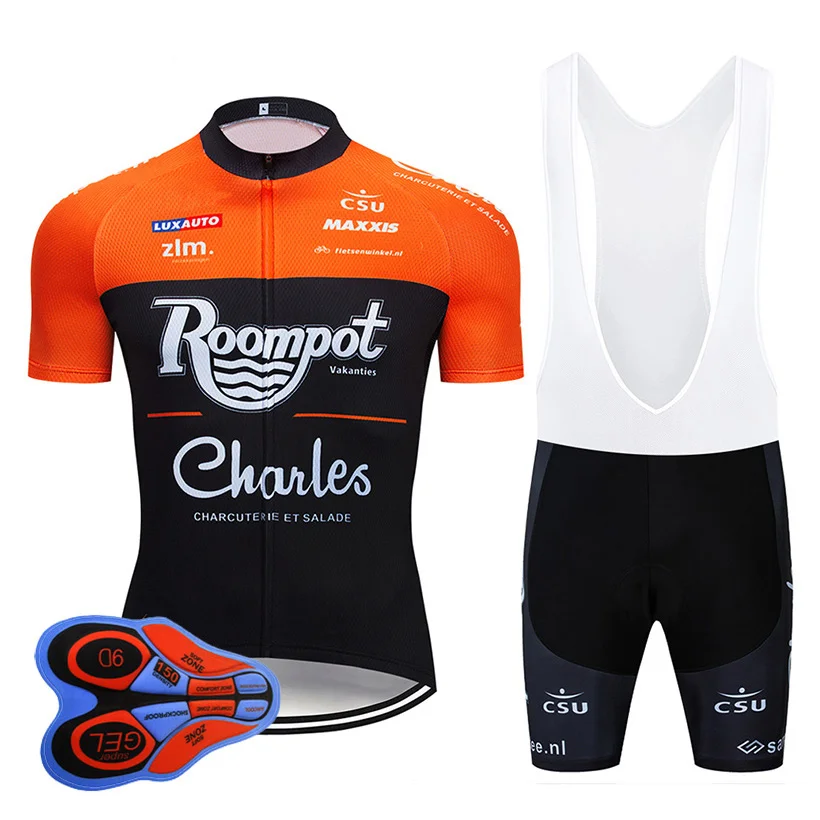 

Summer Team France Cycling Pro Jersey 9D Set MTB Uniform Bicycle Clothing Quick Dry Bike Clothes Wear Mens Short Maillot Culotte
