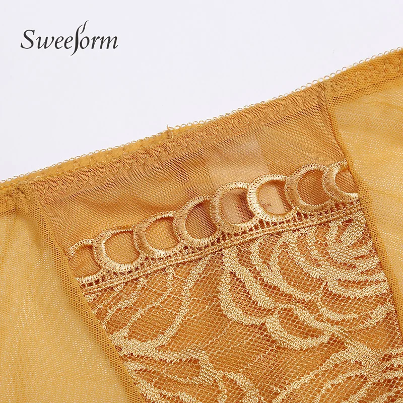 Женские кружевные трусики Sweeform бесшовное нижнее белье модные сексуальные