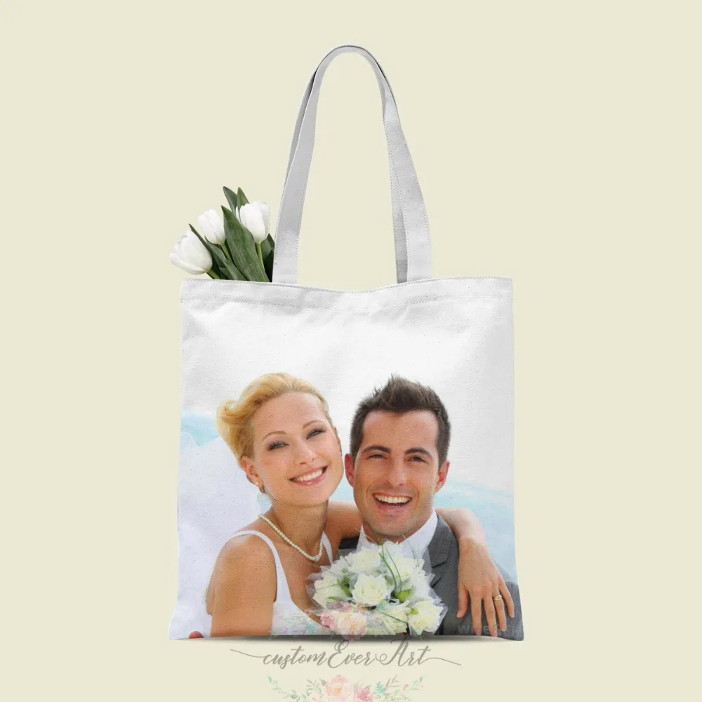 Nicolas Cage face tote Сумка на заказ холщовые сумки-шопперы для женщин для учителя Сумки на день рождения Подарочная сумка персонализированные подарки