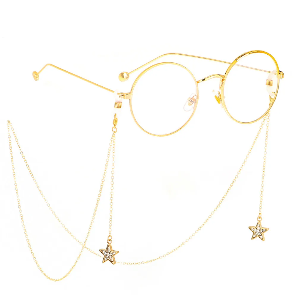 1 шт. 61/85 см Для женщин металлическая цепочка для очков уникальные и цинковые