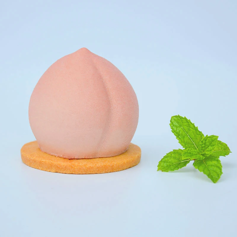 

6 Hole Fruit Peach Cake Mold Silicone Mold Baking Tool Cake Decorating Tools Diy Mousse Mould Cake Bakeware 3D Peach Shape Molds